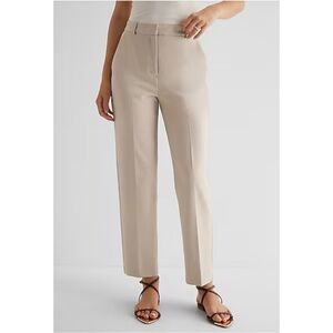 NWT Express Women's Straight Leg Ankle White Pants